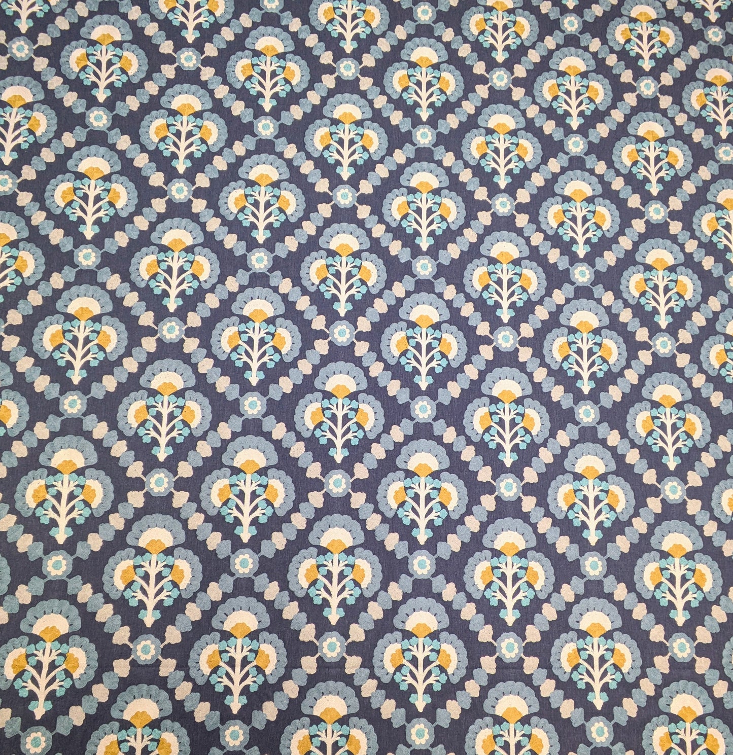 Floral Trellis by John Lewis - Embroidered Fabric - 0.8m Remnant