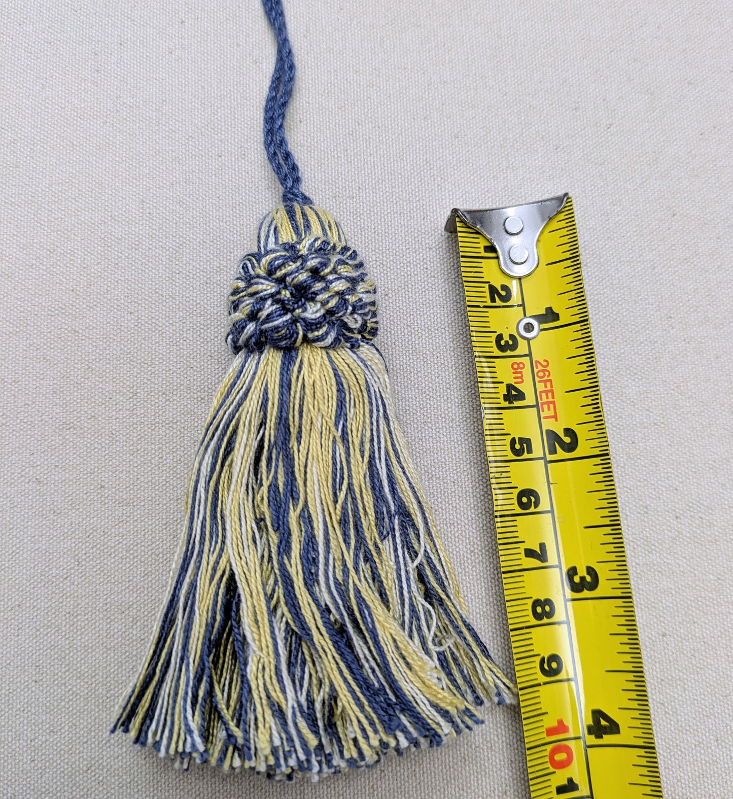 Blue & Yellow Tassels / Key Tassel / Cushion Tassel
