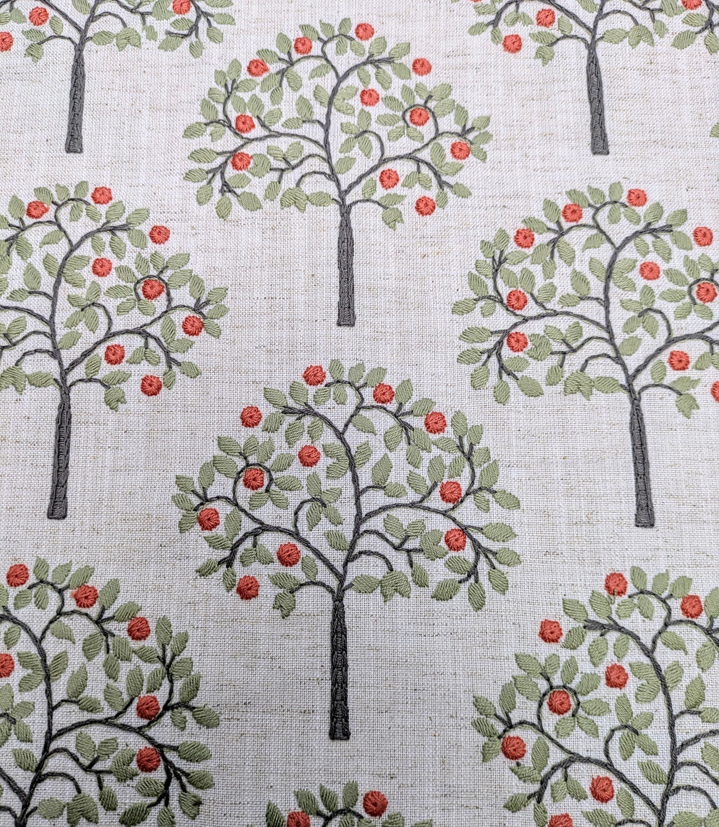 Orange Grove by ILIV - Embroidered Fabric - 2.5m Remnant
