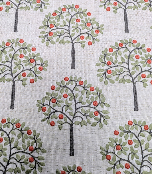 Orange Grove by ILIV - Embroidered Fabric - 2.5m Remnant