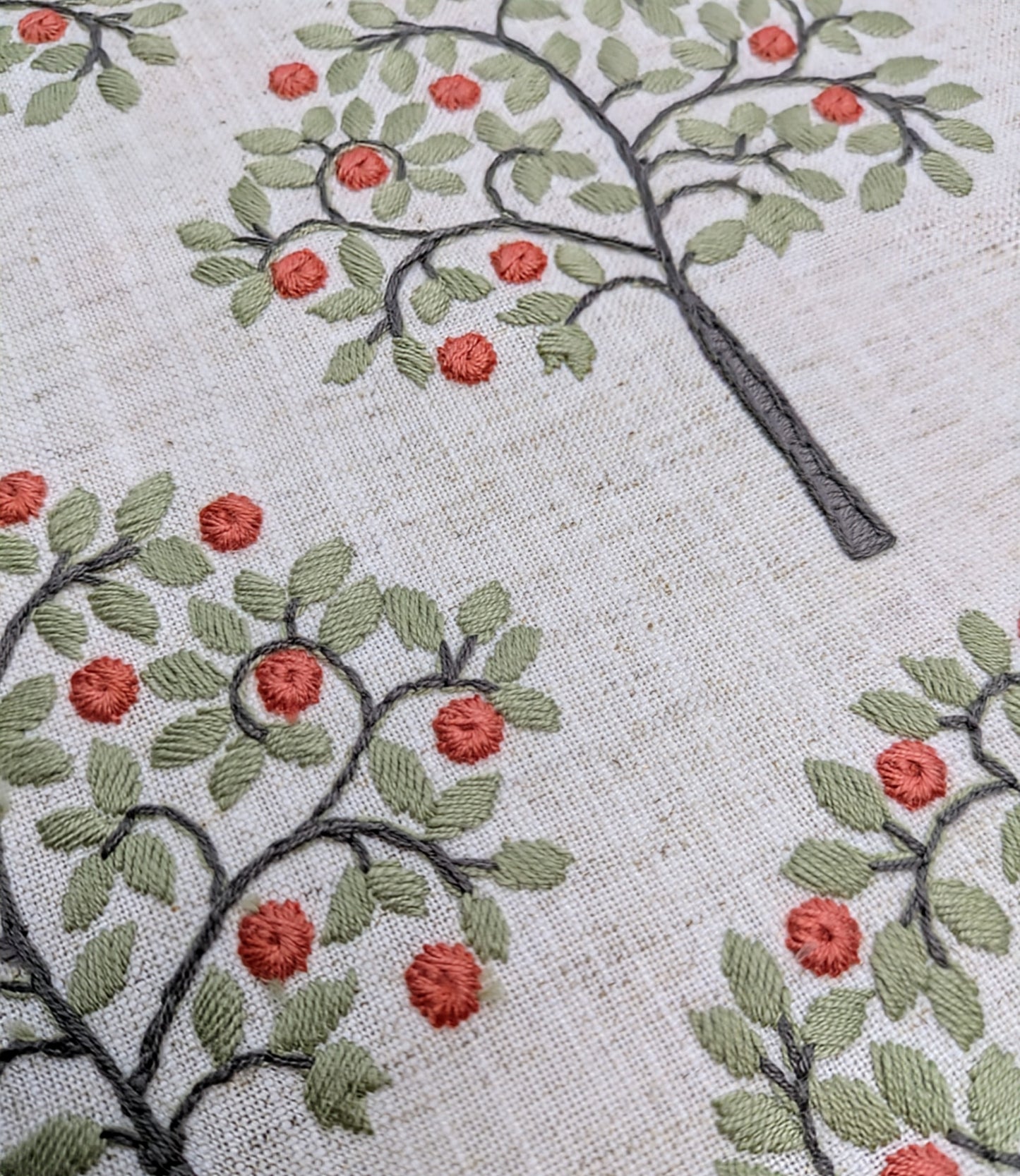 Orange Grove by ILIV - Embroidered Fabric - 2.5m Remnant