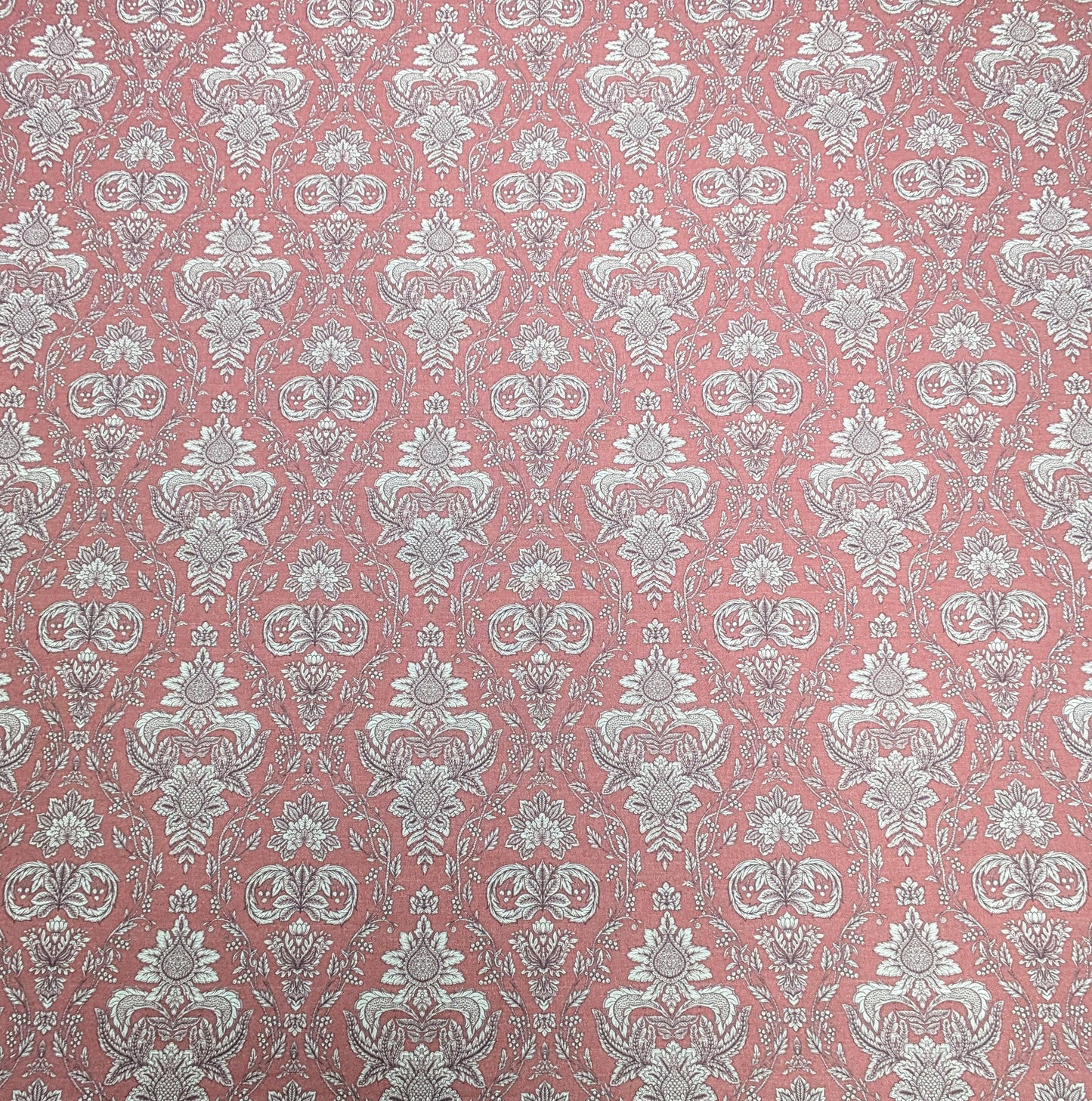 Pink / Brick Colour, Victorian Style  by Art of the Loom