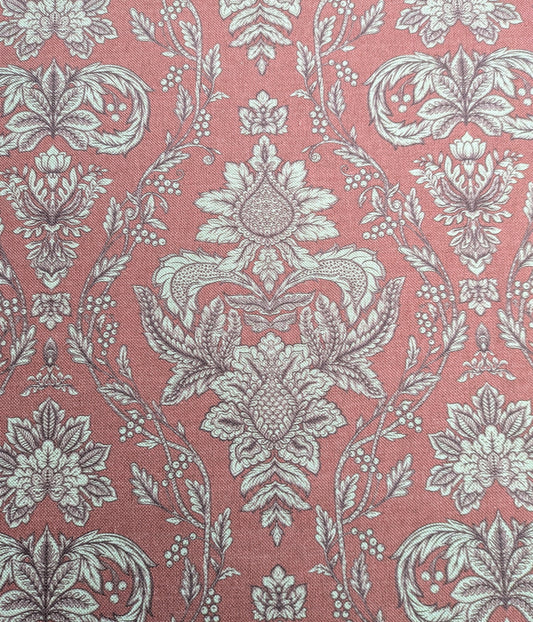 Pink / Brick Colour, Victorian Style  by Art of the Loom