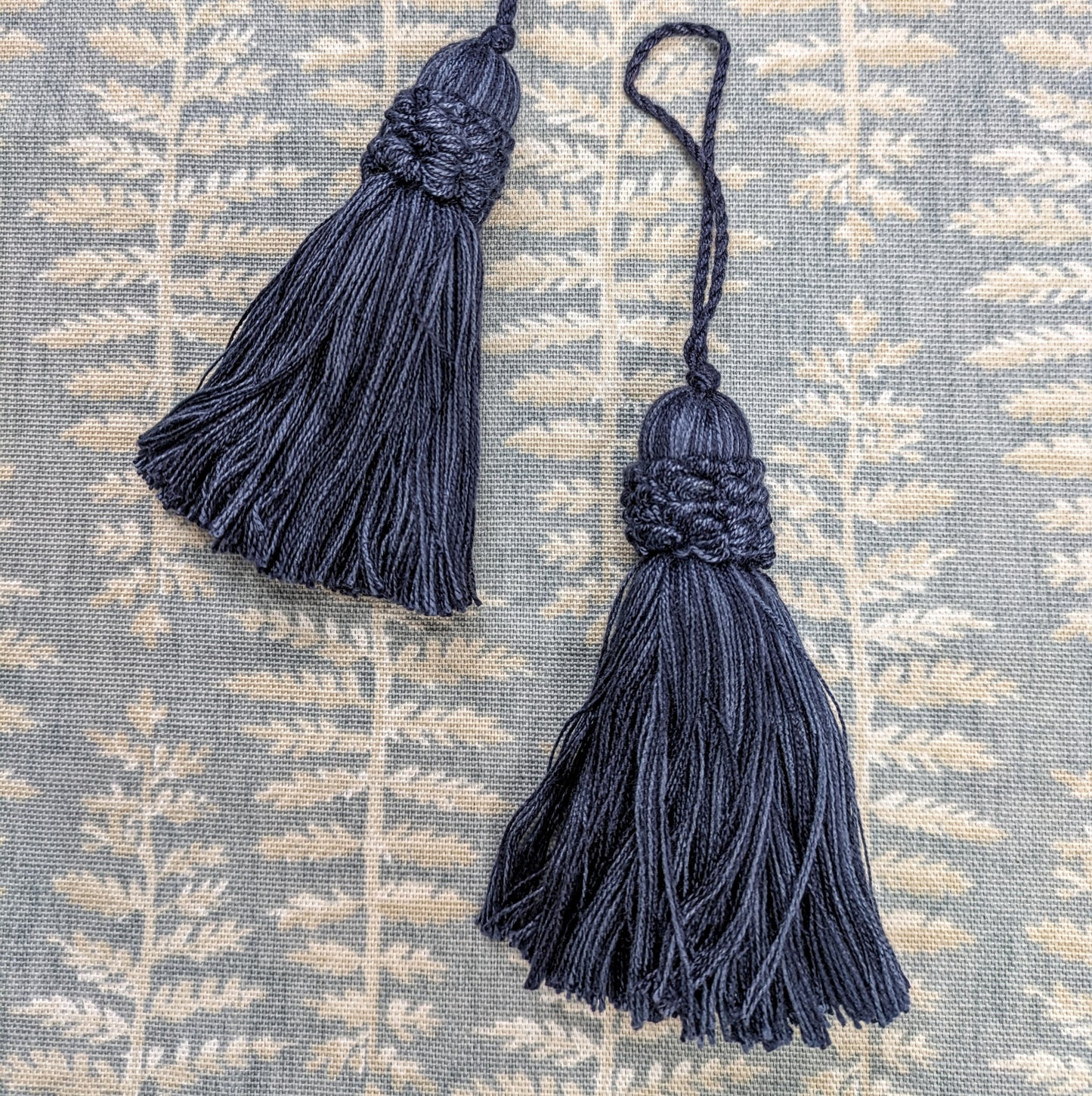 Two Tone Dark Blue Tassels / Key Tassel / Cushion Tassel