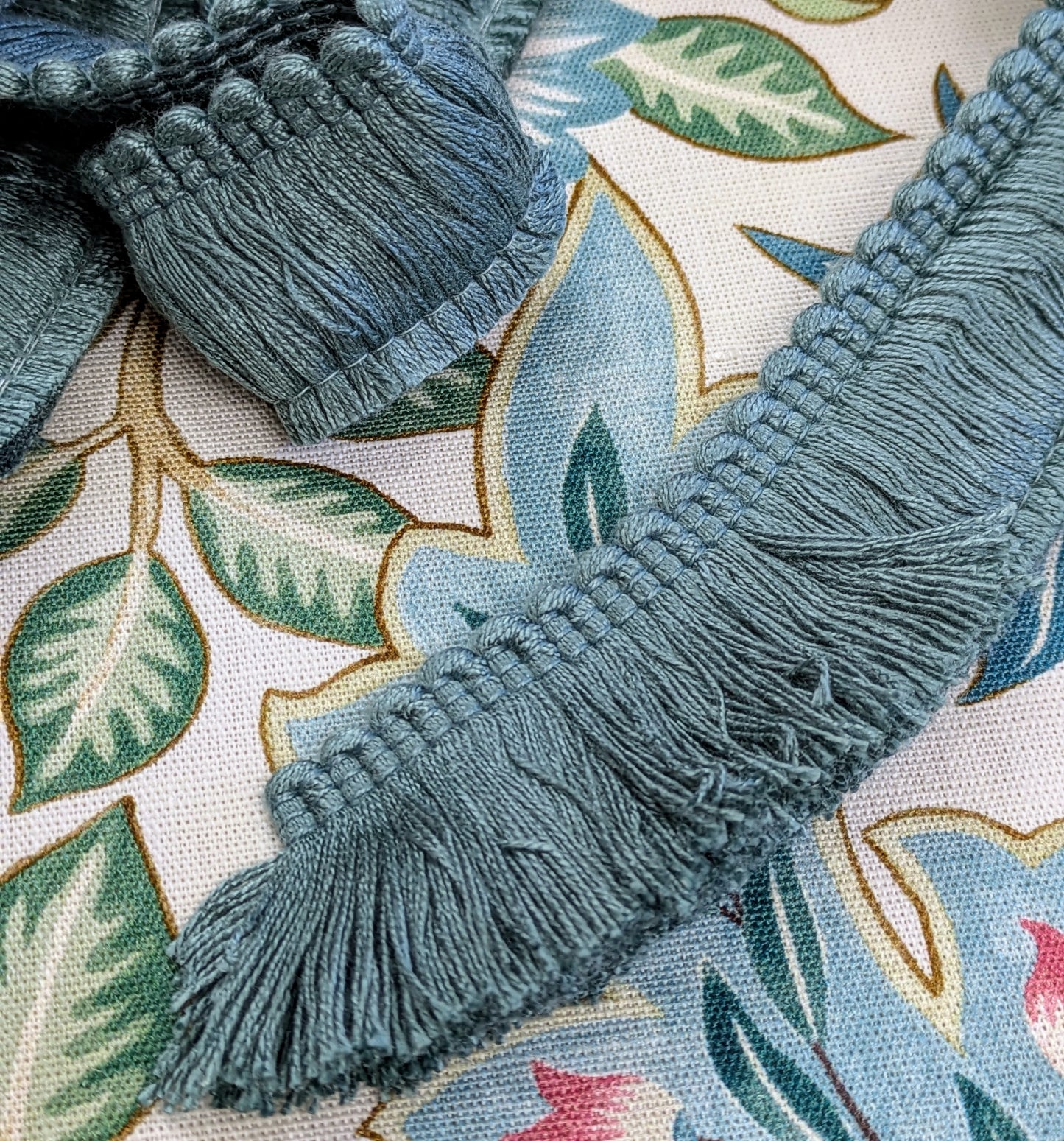 Jade Colour Ruche Fringe for Cushions, Upholstery & Soft Furnishings