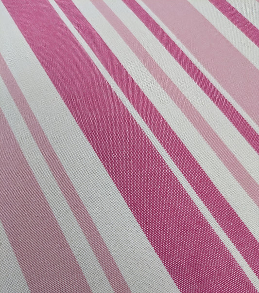 Pink Striped Fabric