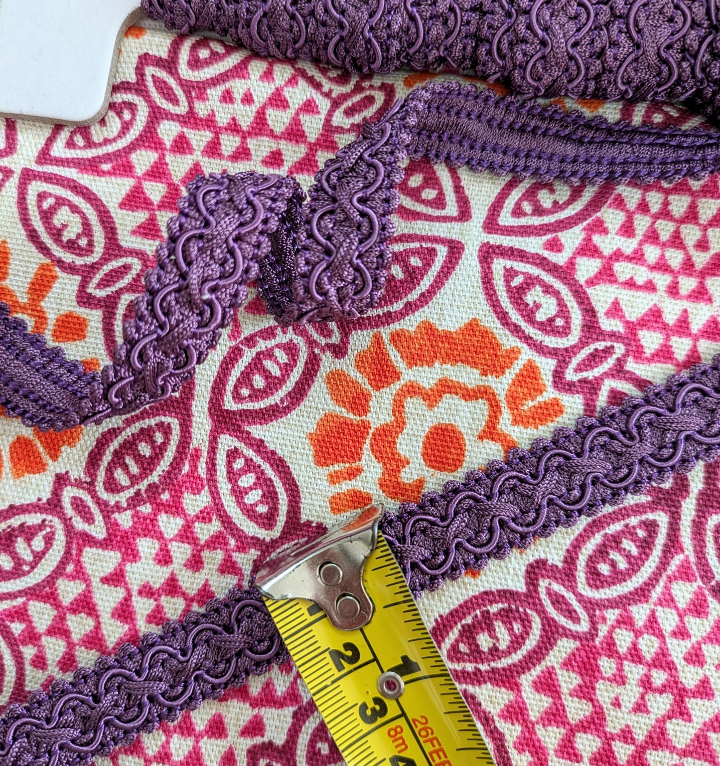 Purple Scroll Braid / Trimming for Soft Furnishings & Upholstery