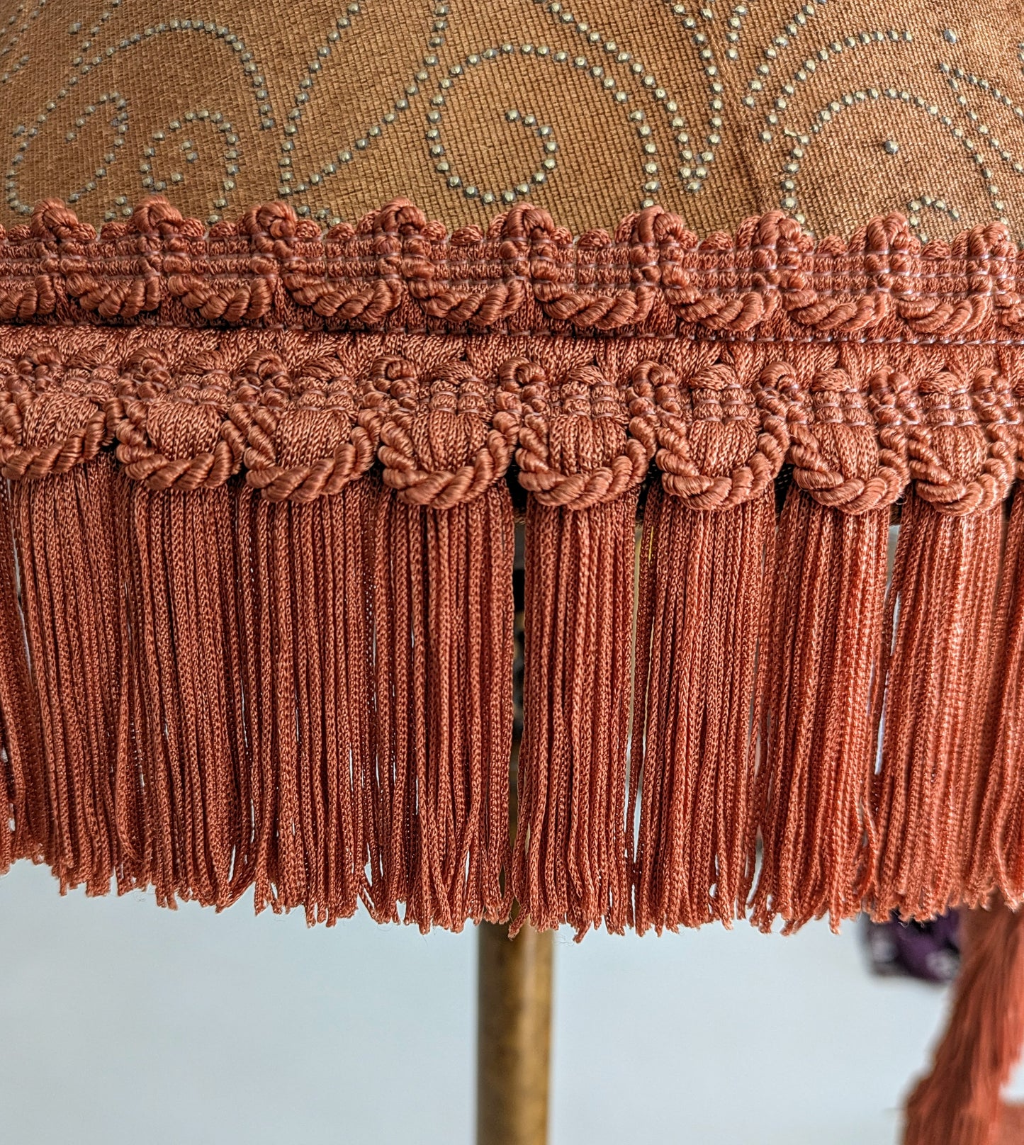 Copper Colour Lampshade trim / Soft Furnishing trim / Upholstery trim