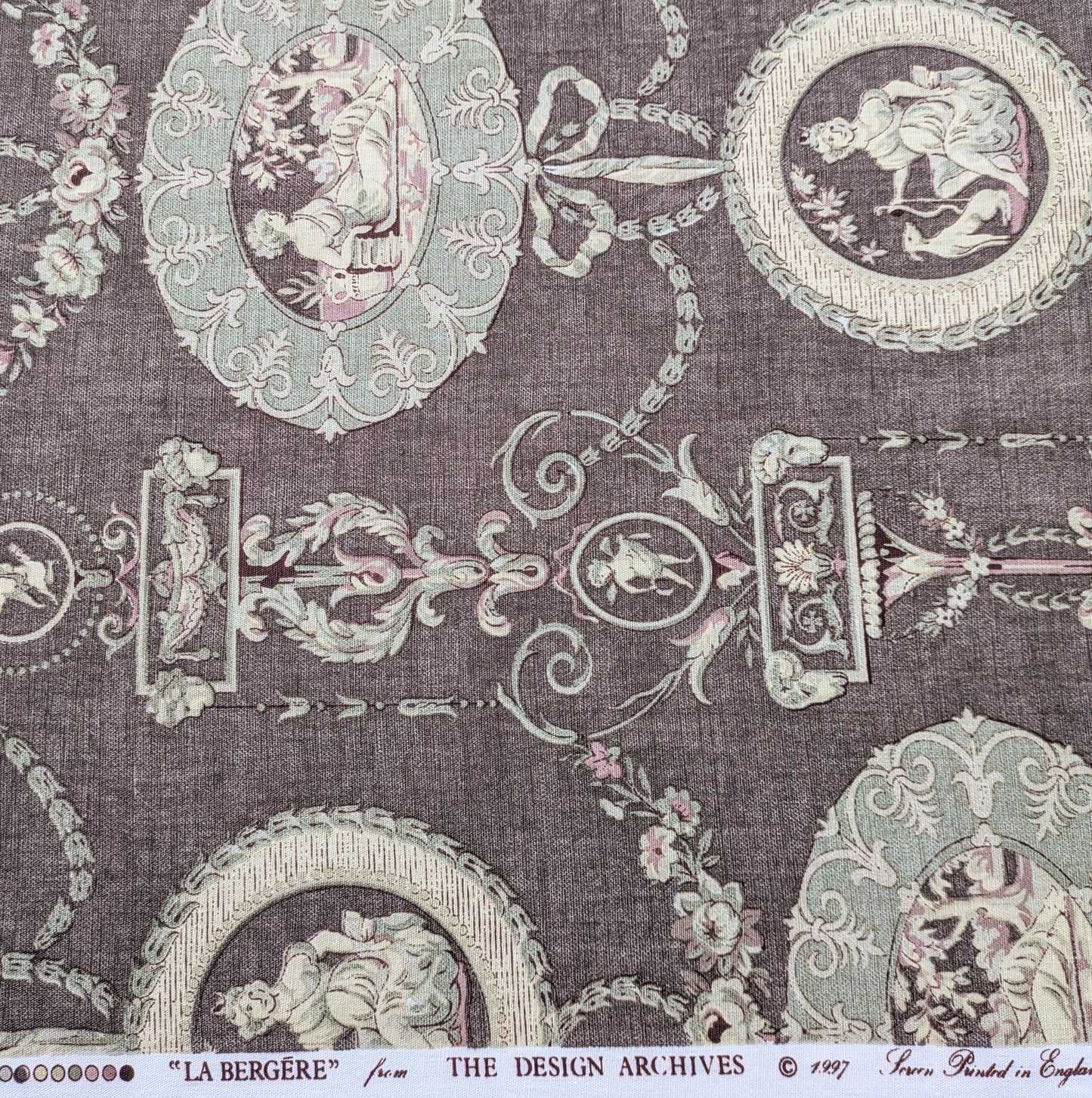 Toile de jouy - La Bergere by The Design Archives - Rare - 3m Remnant