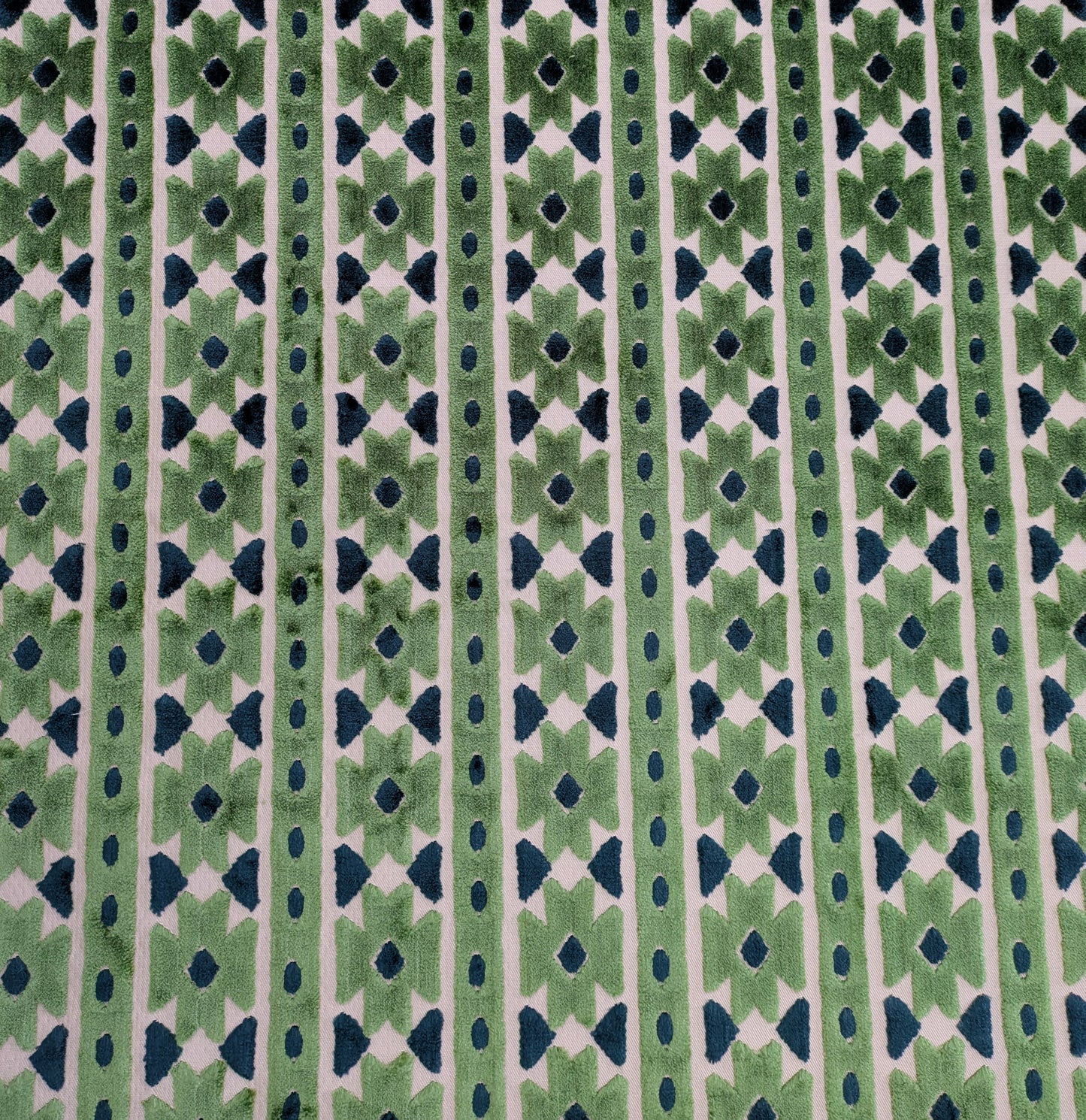 Bazaar by ILIV - Velvet, Geometric, Ikat - 1.9m  Remnant
