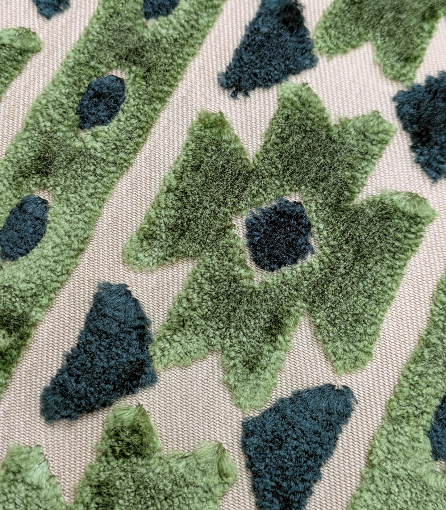 Bazaar by ILIV - Velvet, Geometric, Ikat - 1.9m  Remnant