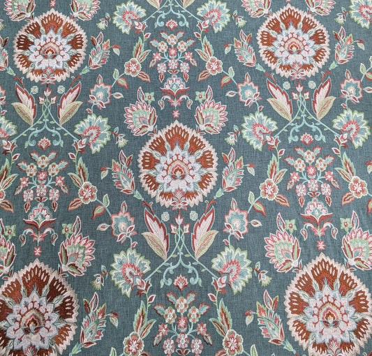 Jaipuri by ILIV - Pine Colourway - Embroidered Fabric
