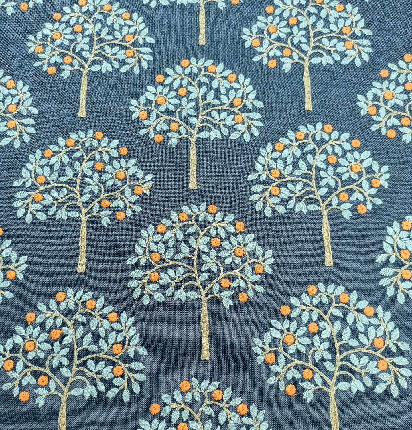 Orange Grove by ILIV - Embroidered Fabric - 1.9m Remnant