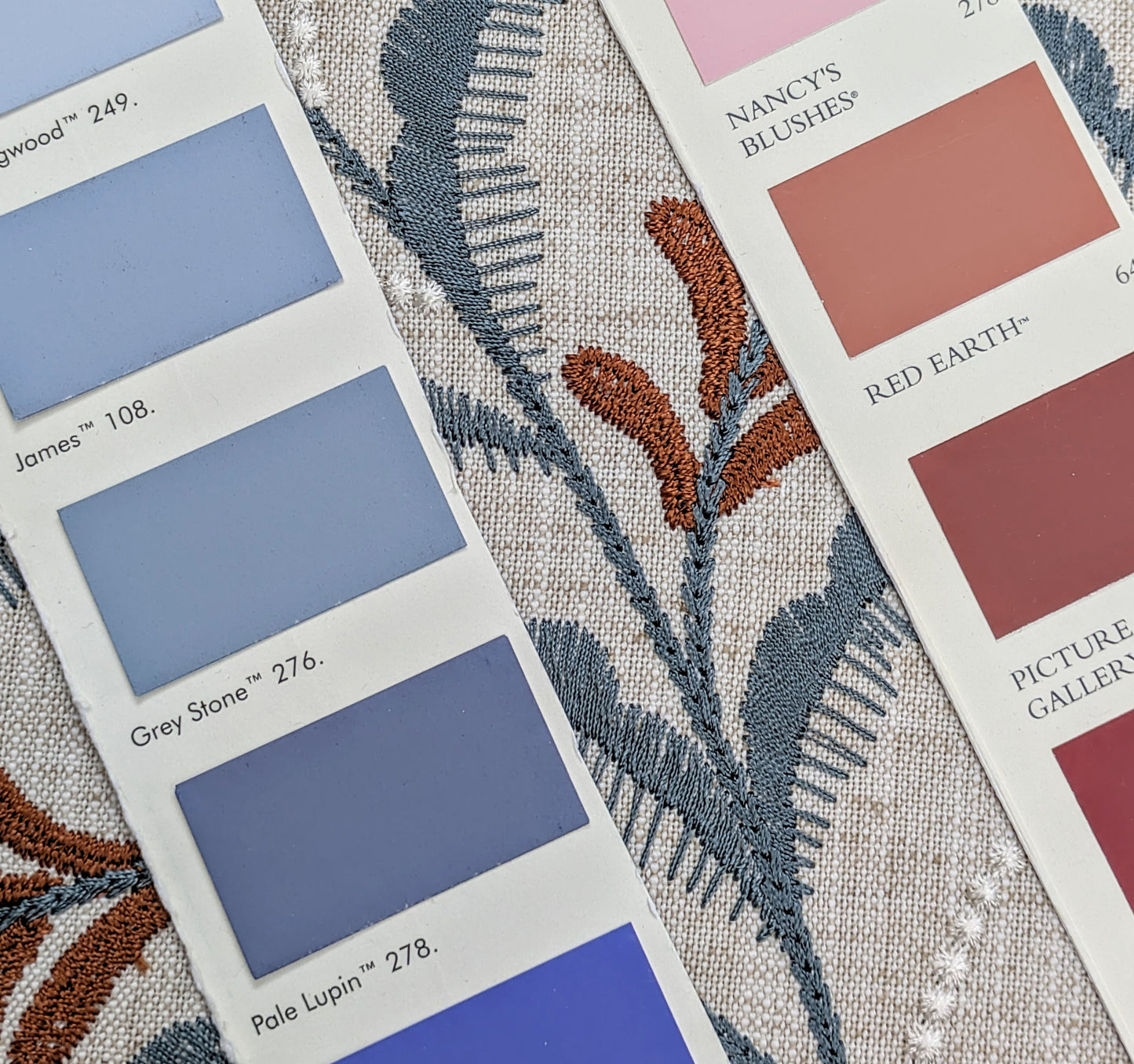 Jouvene by John Lewis - Embroidered Fabric - 1.4m Remnant