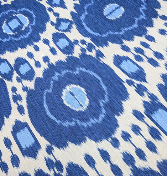 Mayenne Print Blue by Brunschwig & Fils - 1.6m Remnant