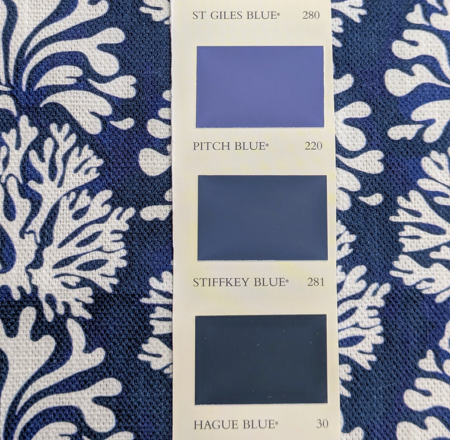 Coraline by Cream Cornwall - Ink Colourway - 1.9m Remnant