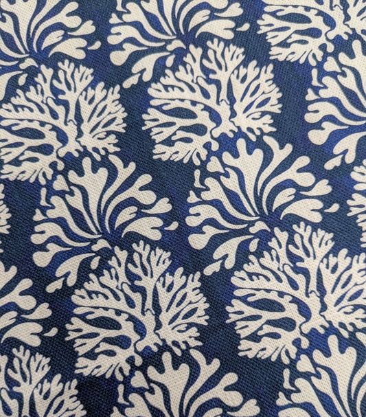 Coraline by Cream Cornwall - Ink Colourway - 1.9m Remnant