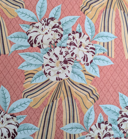 Camellia Ribbon by Osborne & Little - Vintage Fabric