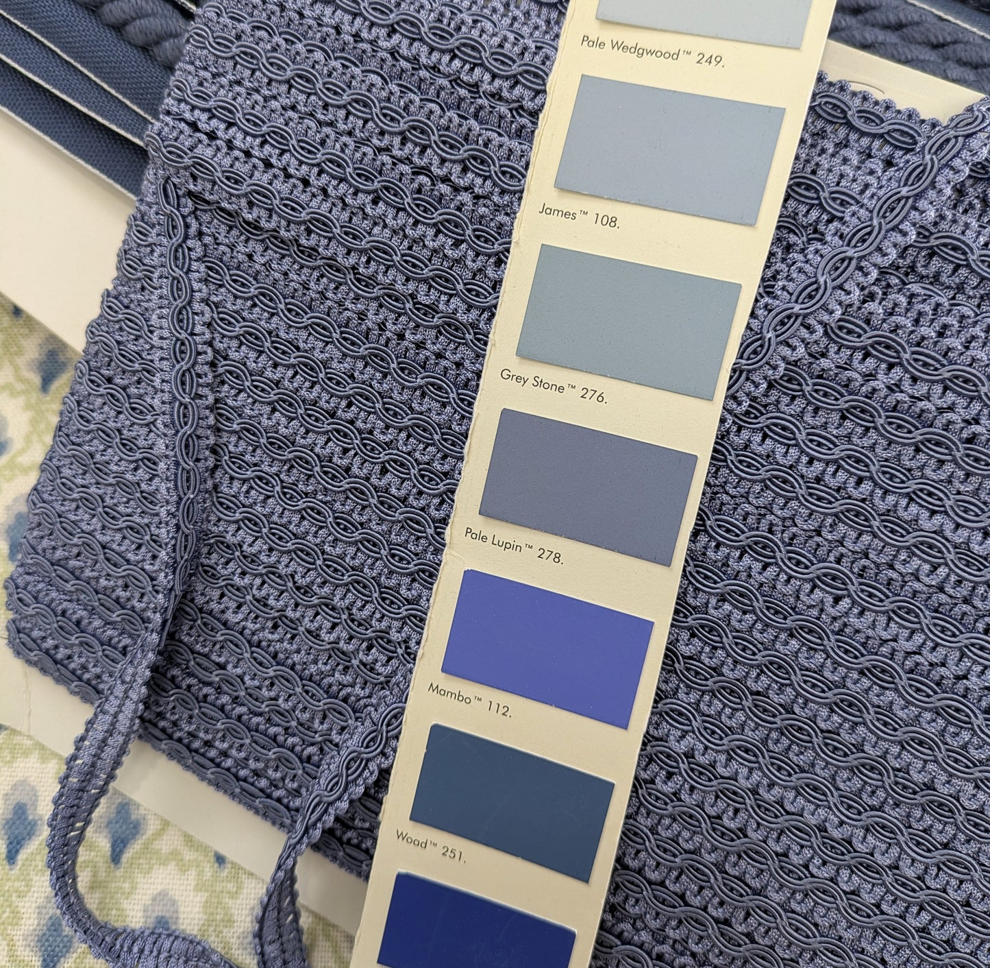 Lilac Scroll Braid /Trimming / Cushion Trim / Upholstery Trim