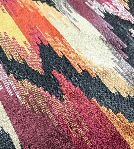 Omega by ILIV - Ikat Design - Wine Colourway