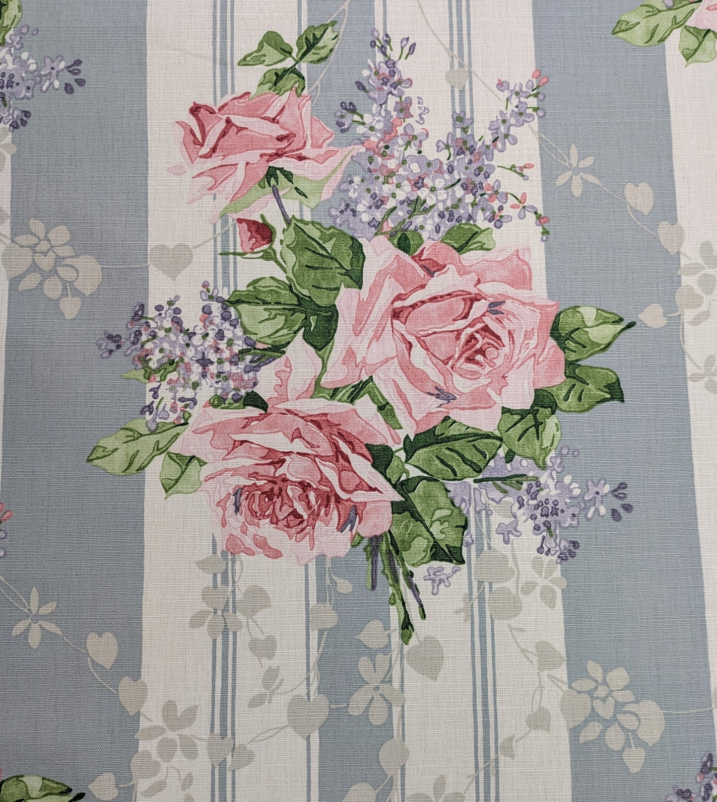 Cecile Rose by Sanderson - Duck Egg & Rose Colourway