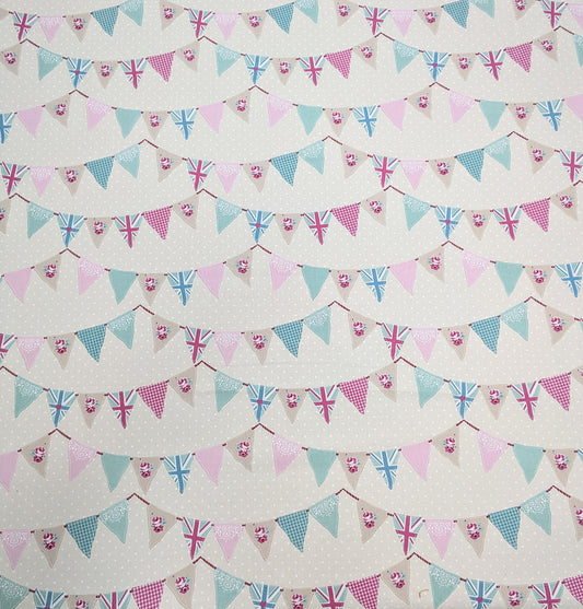 Bunting by Fryetts - Pink Colourway