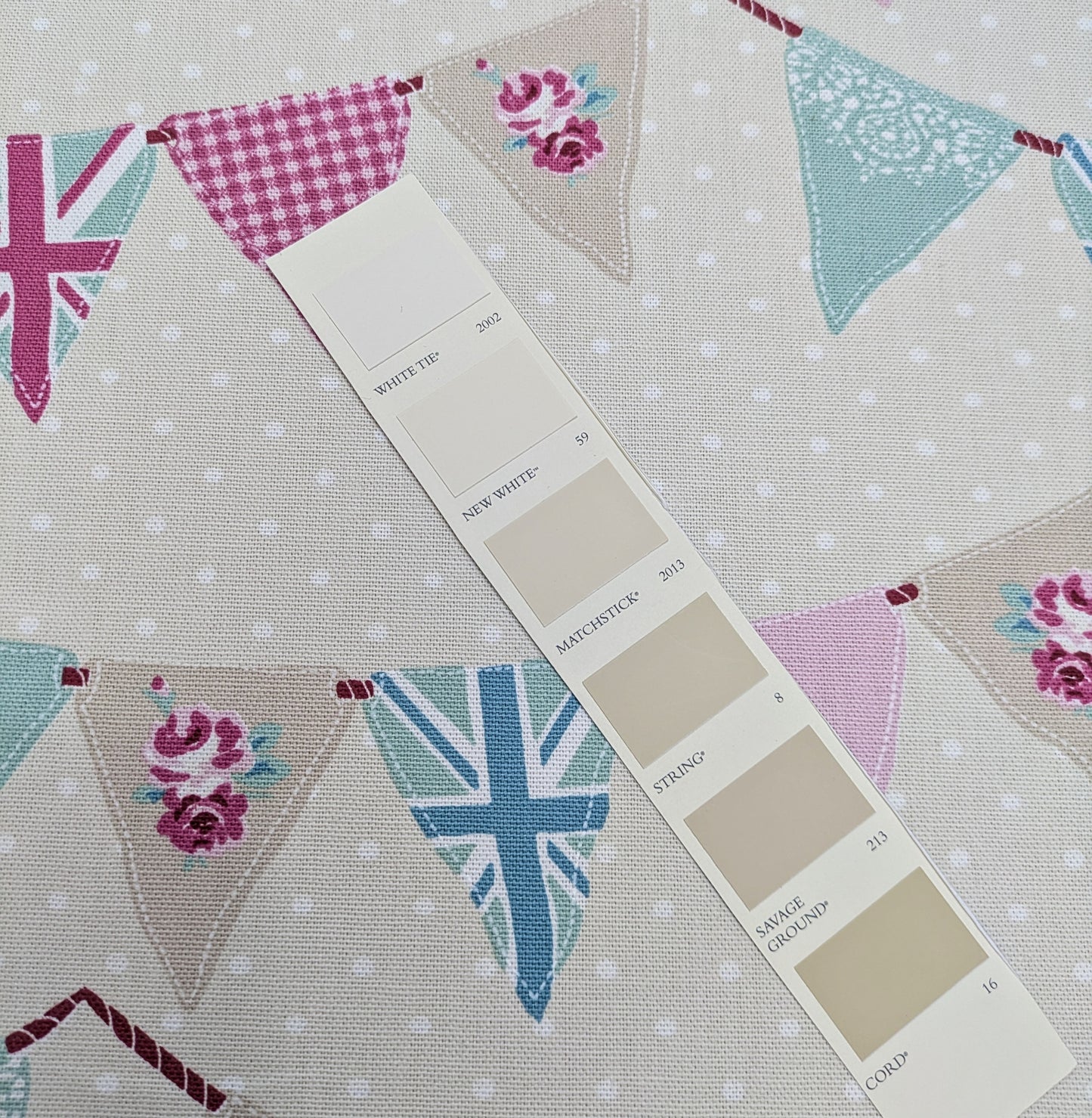 Bunting by Fryetts - Pink Colourway
