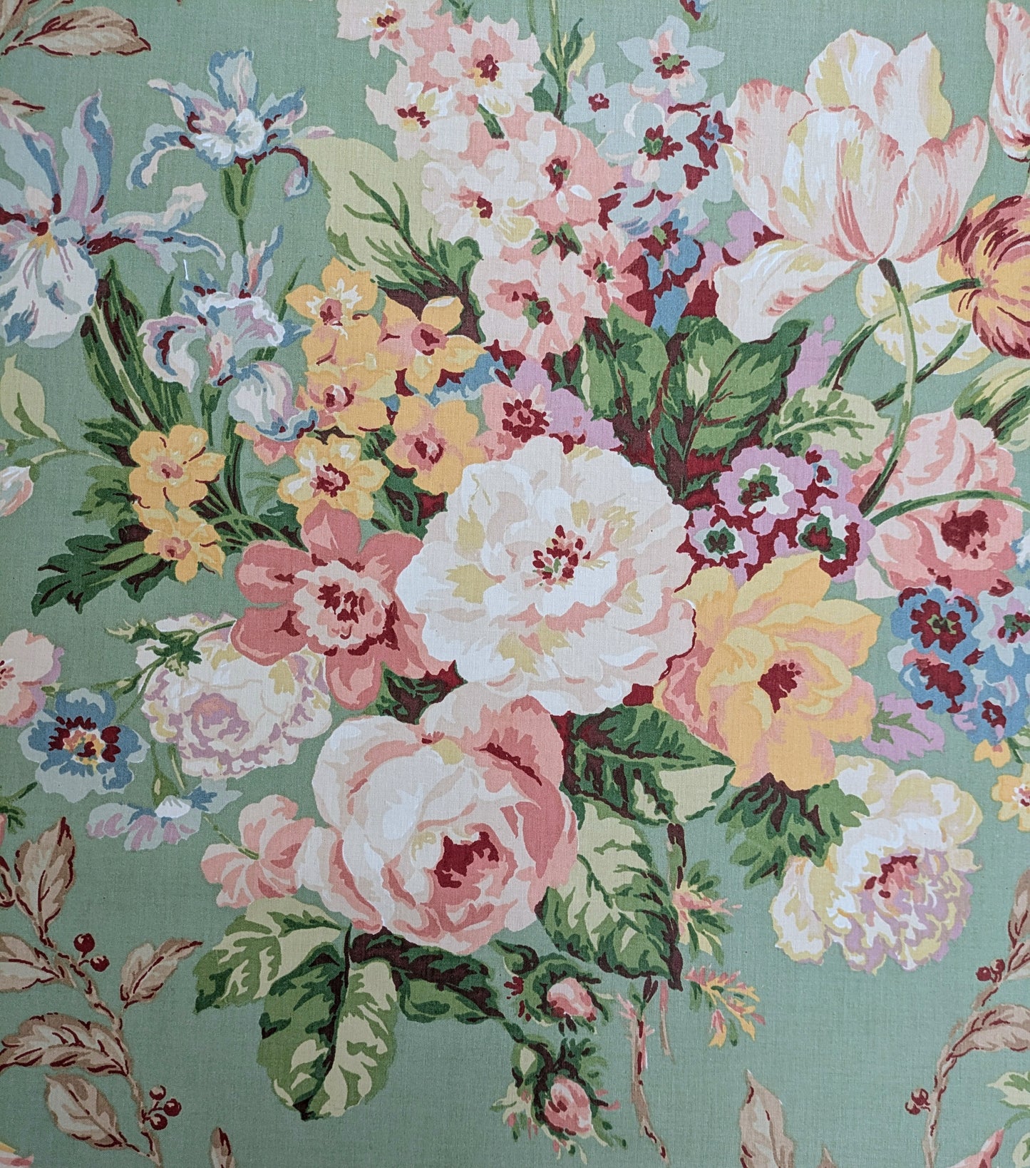 Tewksbury by Ramm - Discontinued Chintz Fabric - 0.9m Remnant