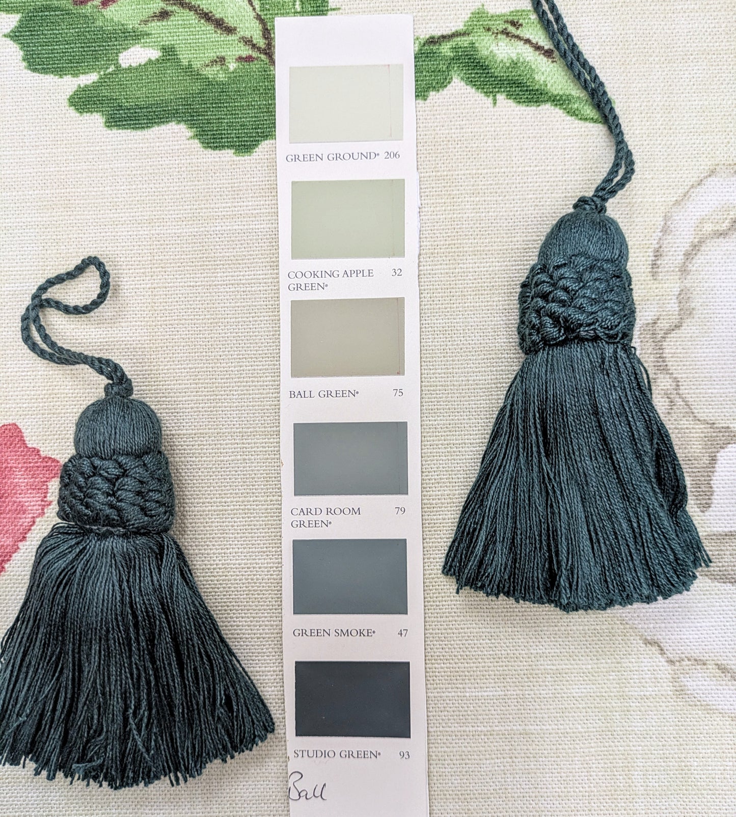 Dark Green Tassels / Key Tassel / Cushion Tassel