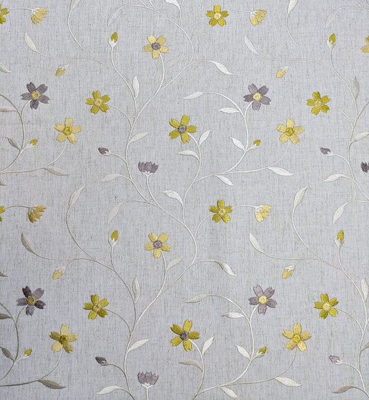 Mellor by Clarke & Clarke - Embroidered Fabric