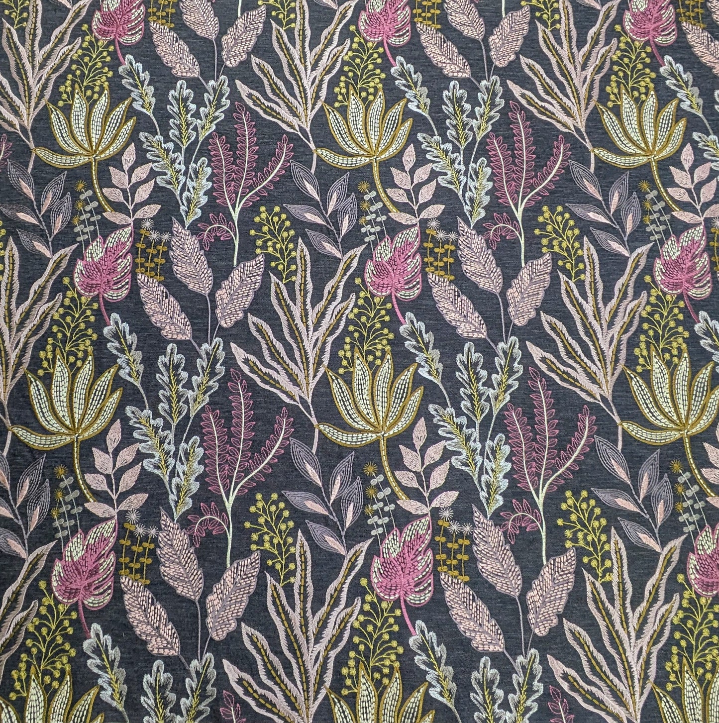 Gorgonian by Harlequin - Embroidered Fabric -  0.8m Remnant