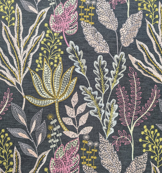 Gorgonian by Harlequin - Embroidered Fabric -  0.8m Remnant