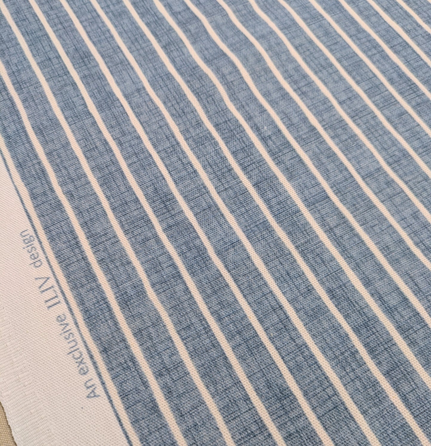 Pencil Stripe Ocean by ILIV - 1.5m Remnant