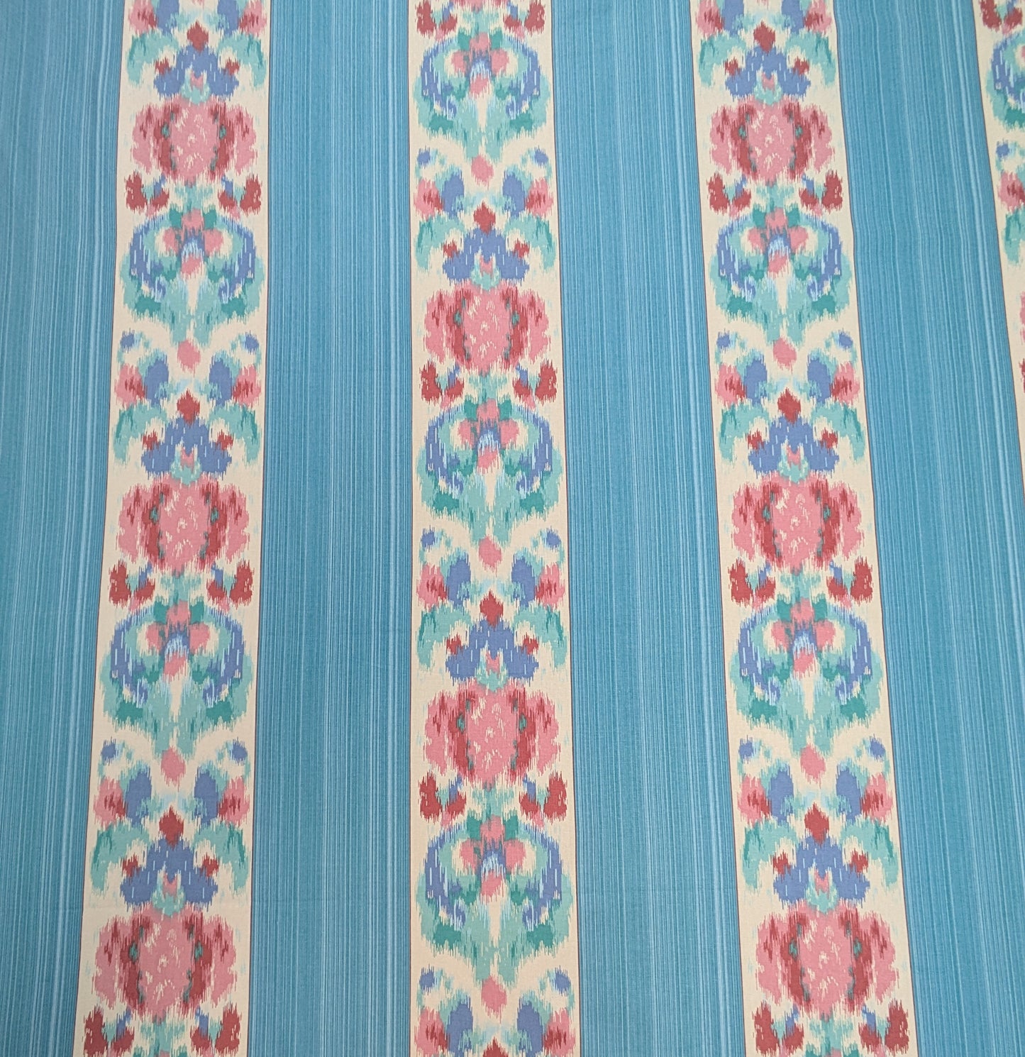 Ikat Design by Sheila Coombes - Vintage Fabric