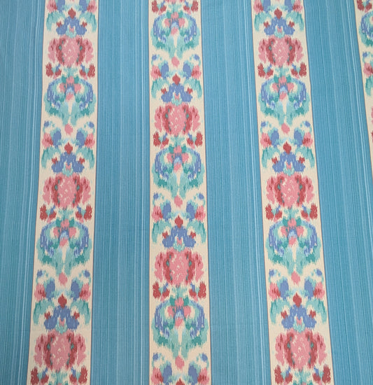 Ikat Design by Sheila Coombes - Vintage Fabric