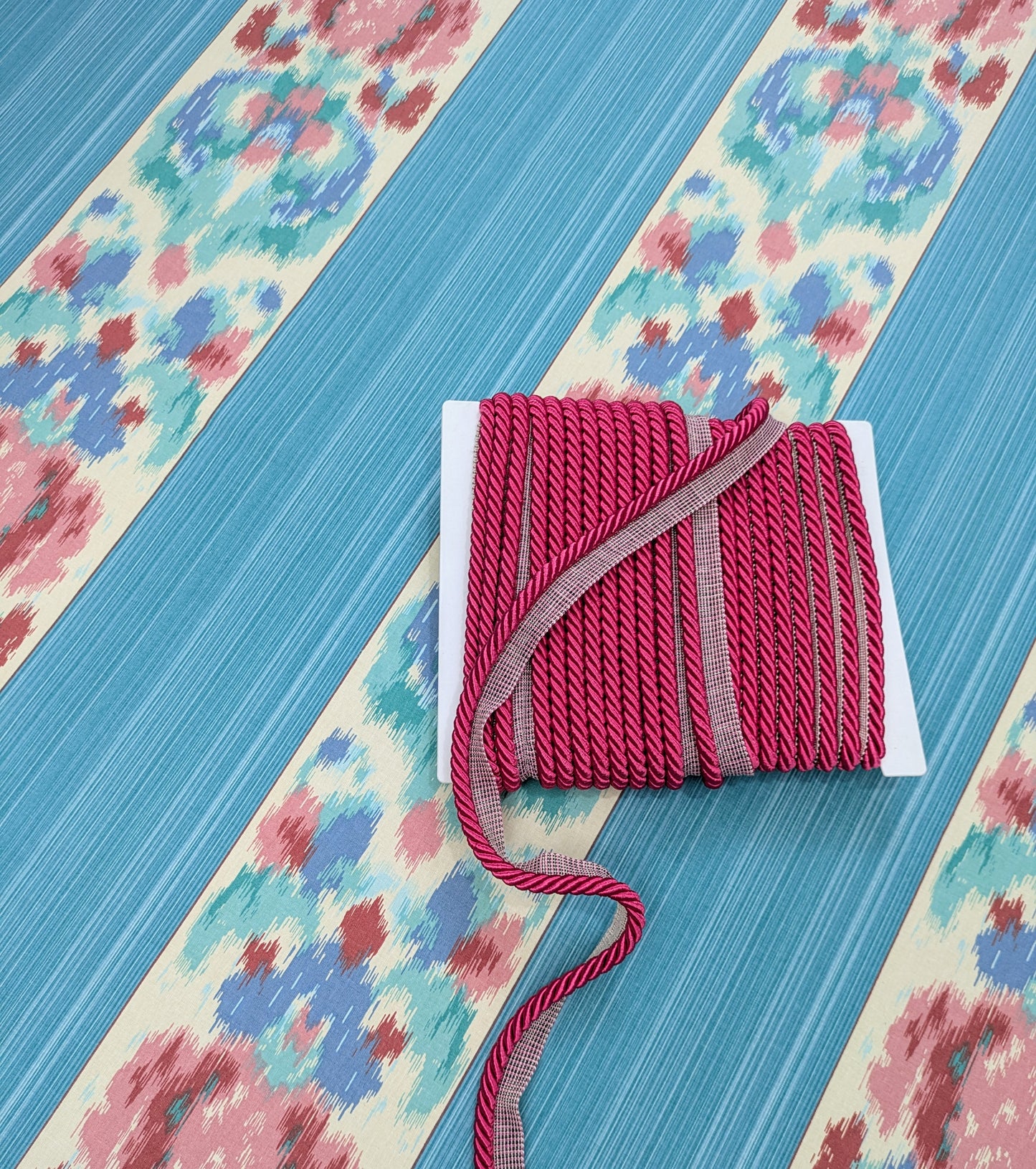 Ikat Design by Sheila Coombes - Vintage Fabric