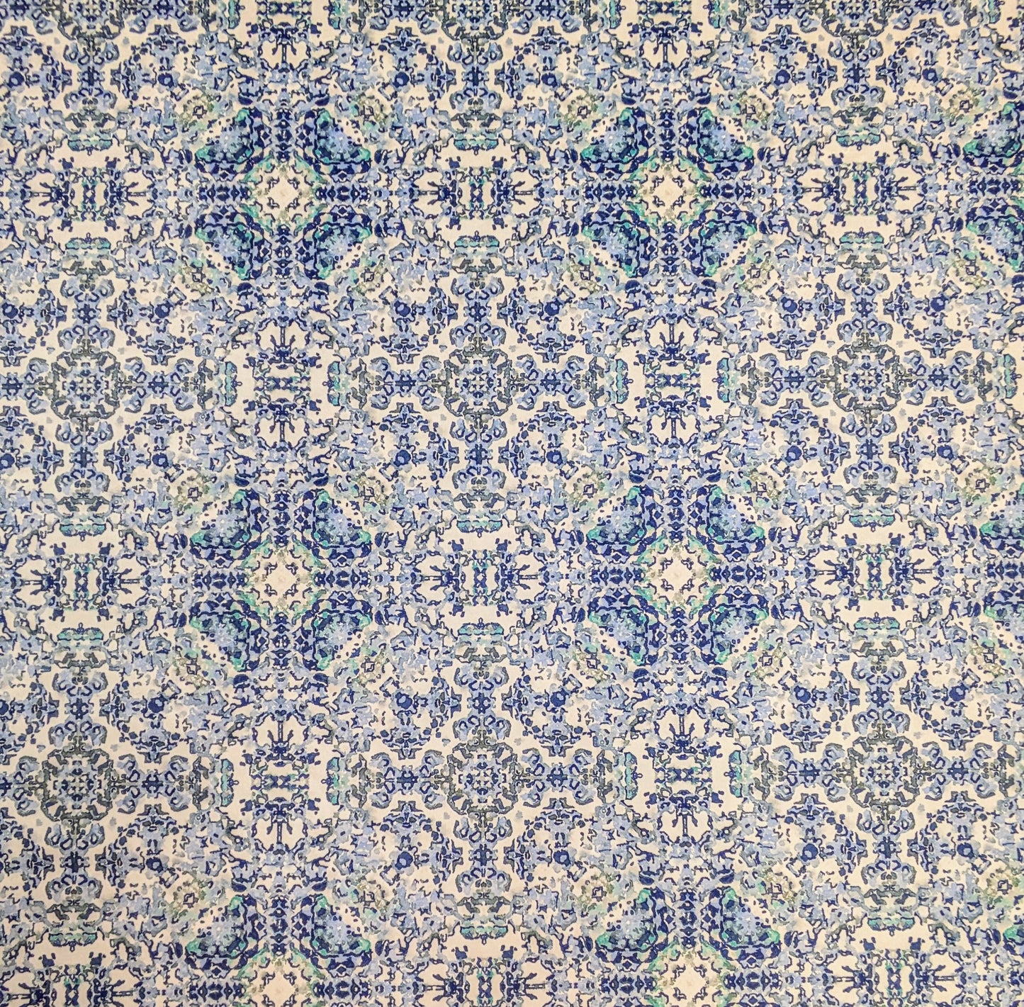 Prism Blue by Utopia - Velvet Fabric