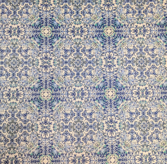 Prism Blue by Utopia - Velvet Fabric