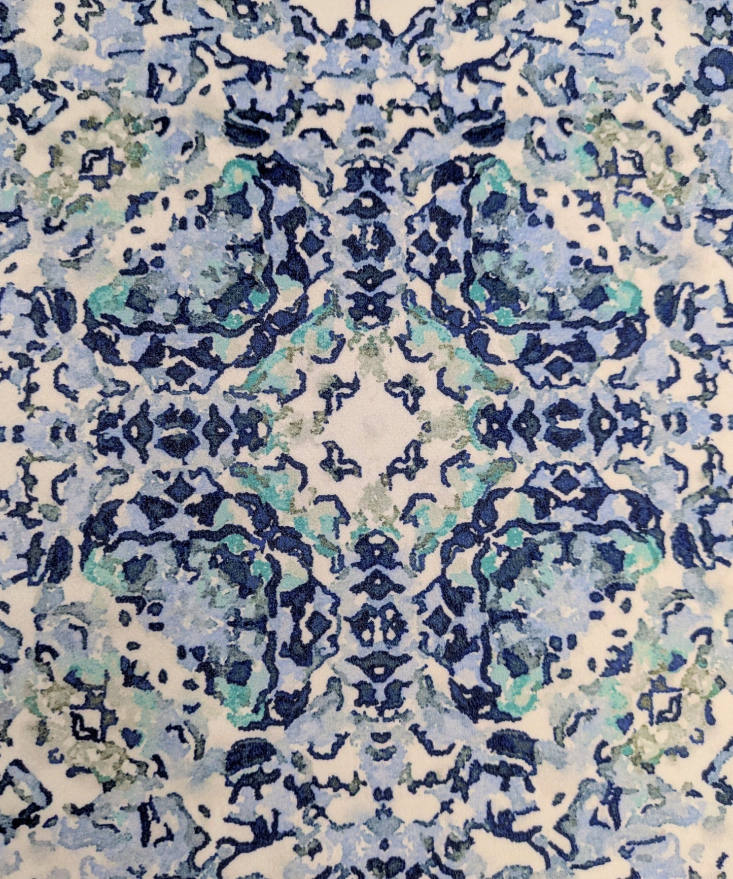 Prism Blue by Utopia - Velvet Fabric