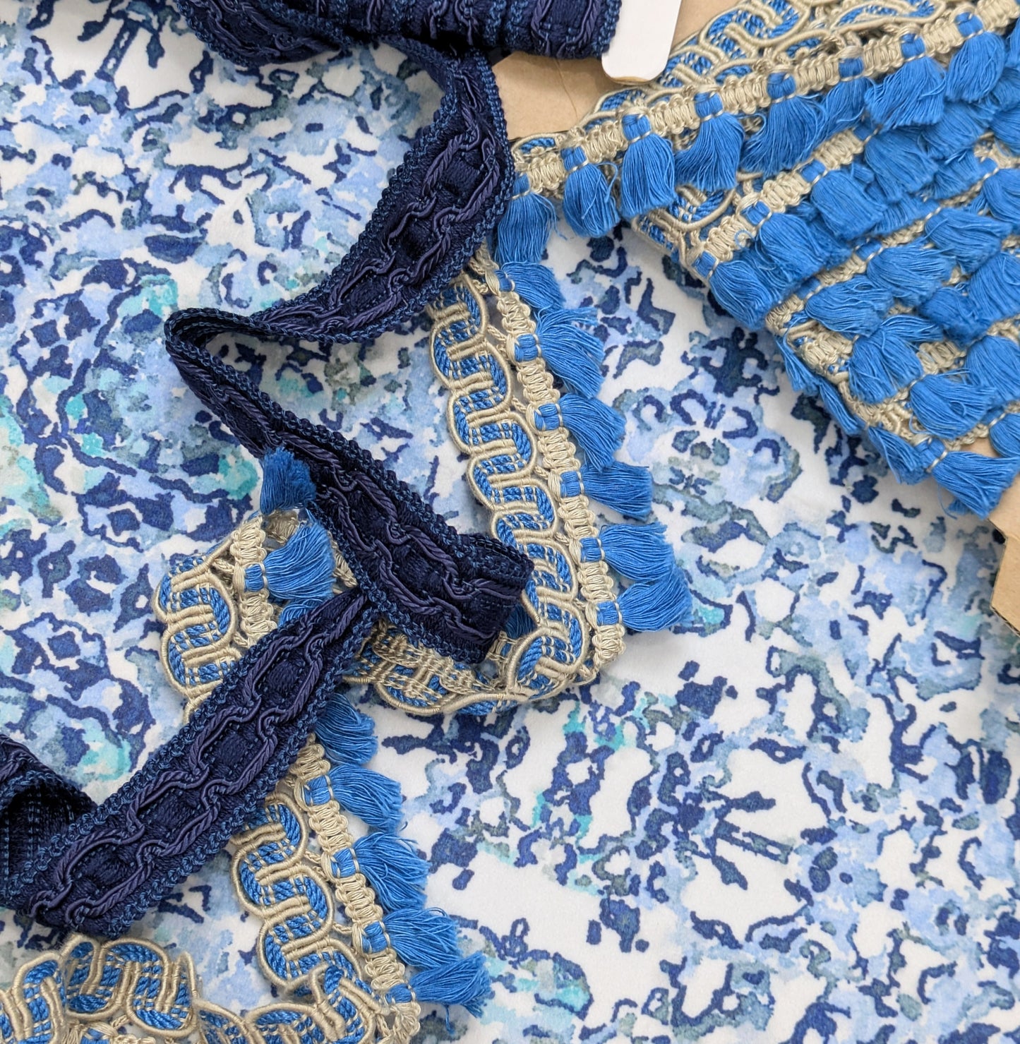Prism Blue by Utopia - Velvet Fabric