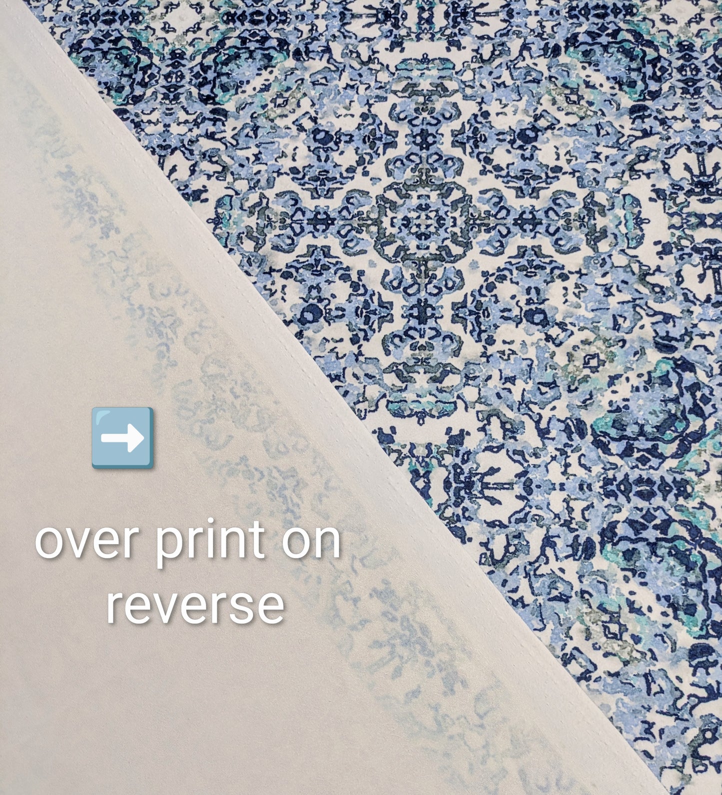Prism Blue by Utopia - Velvet Fabric