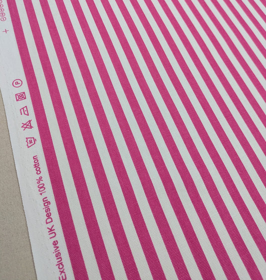 Cerise Pink Stripe by Fryetts