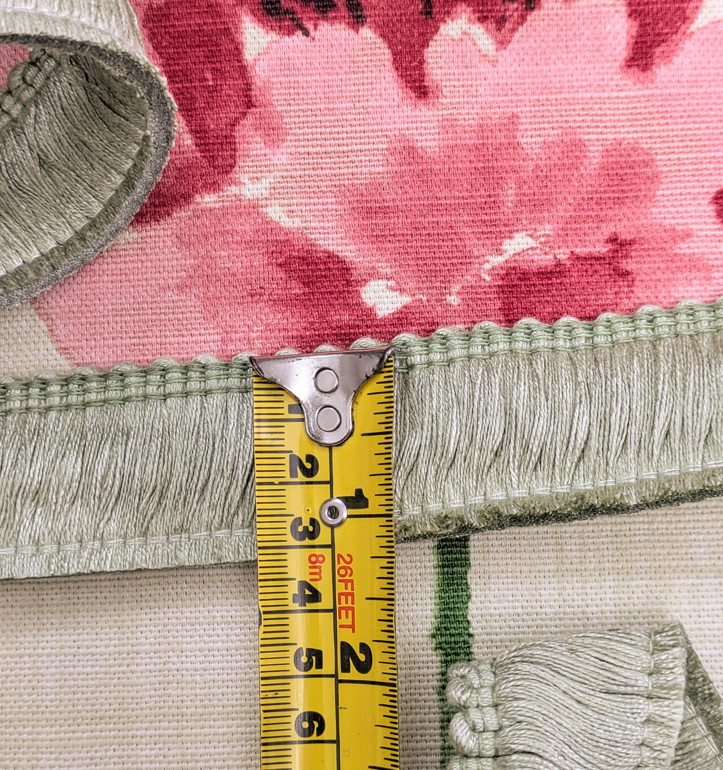 Pale Green Colour Ruche Fringe for Cushions, Upholstery & Soft Furnishings