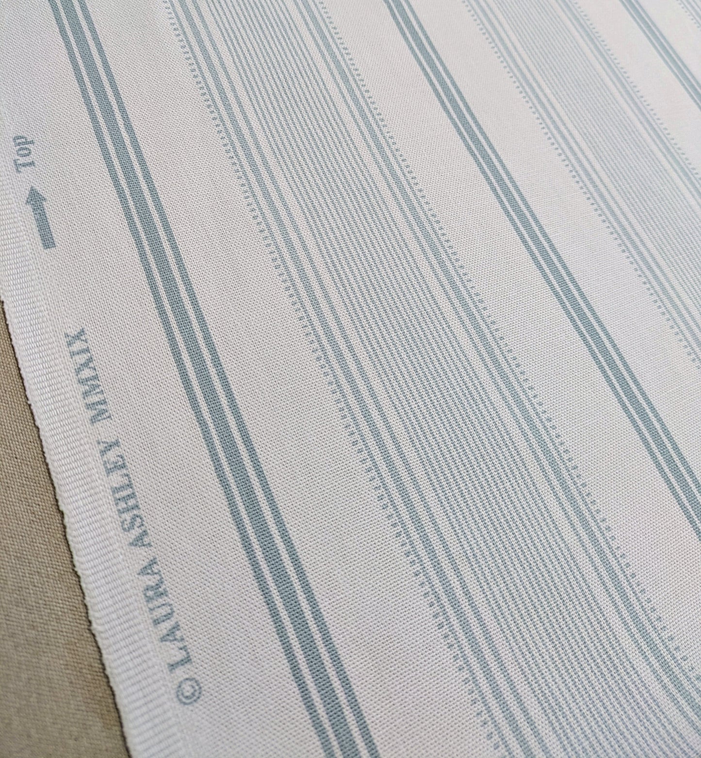 Heacham Stripe by Laura Ashley - Duck Egg Colourway