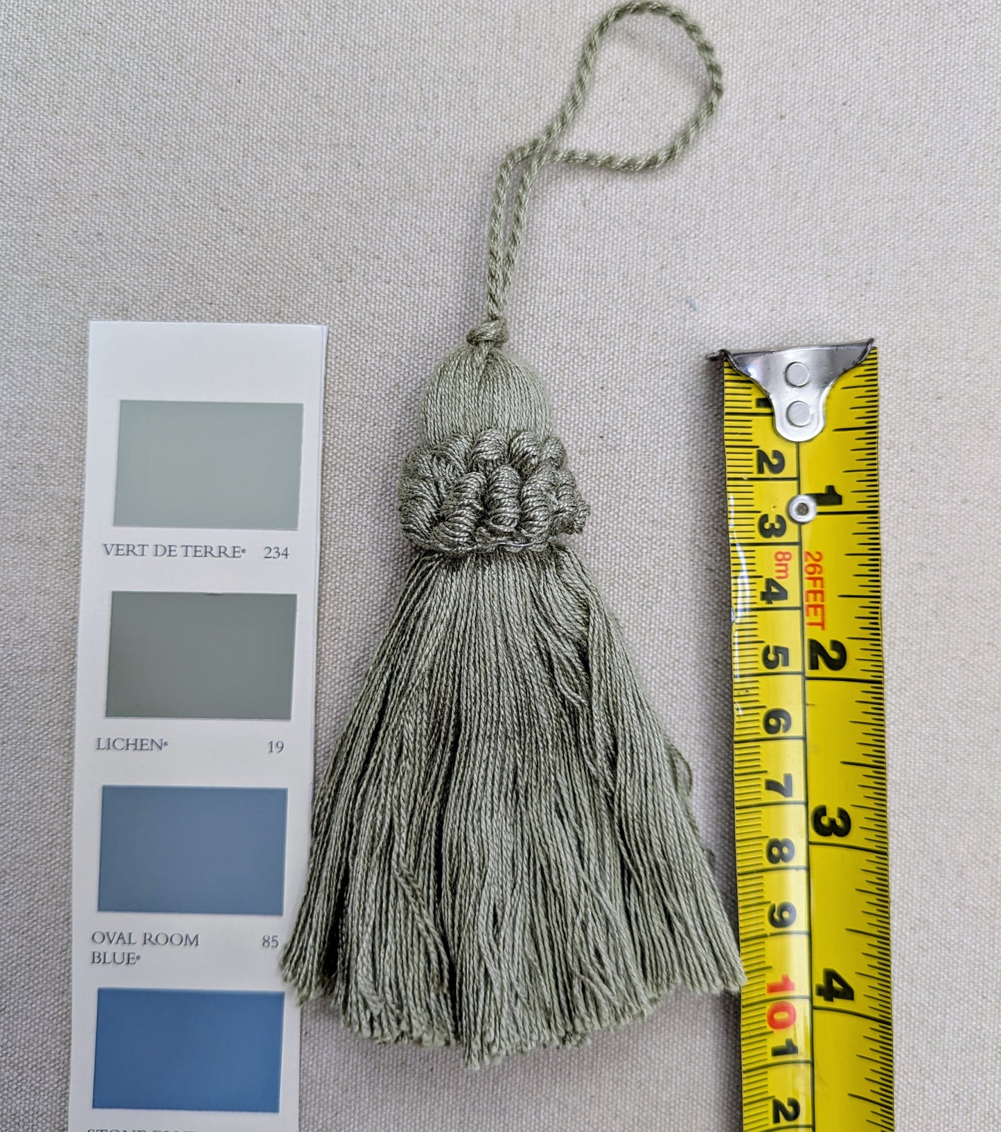Pale Green Tassels / Key Tassel / Cushion Tassel