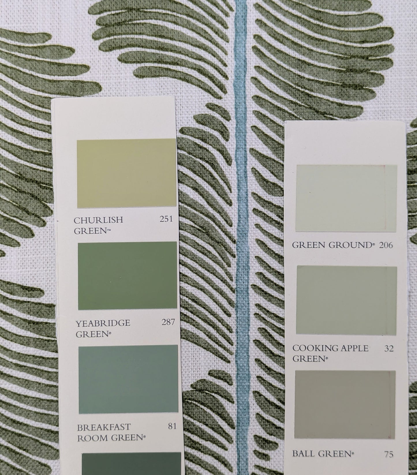 Aubin by Romo -Matcha Colourway - 1.1m Remnant