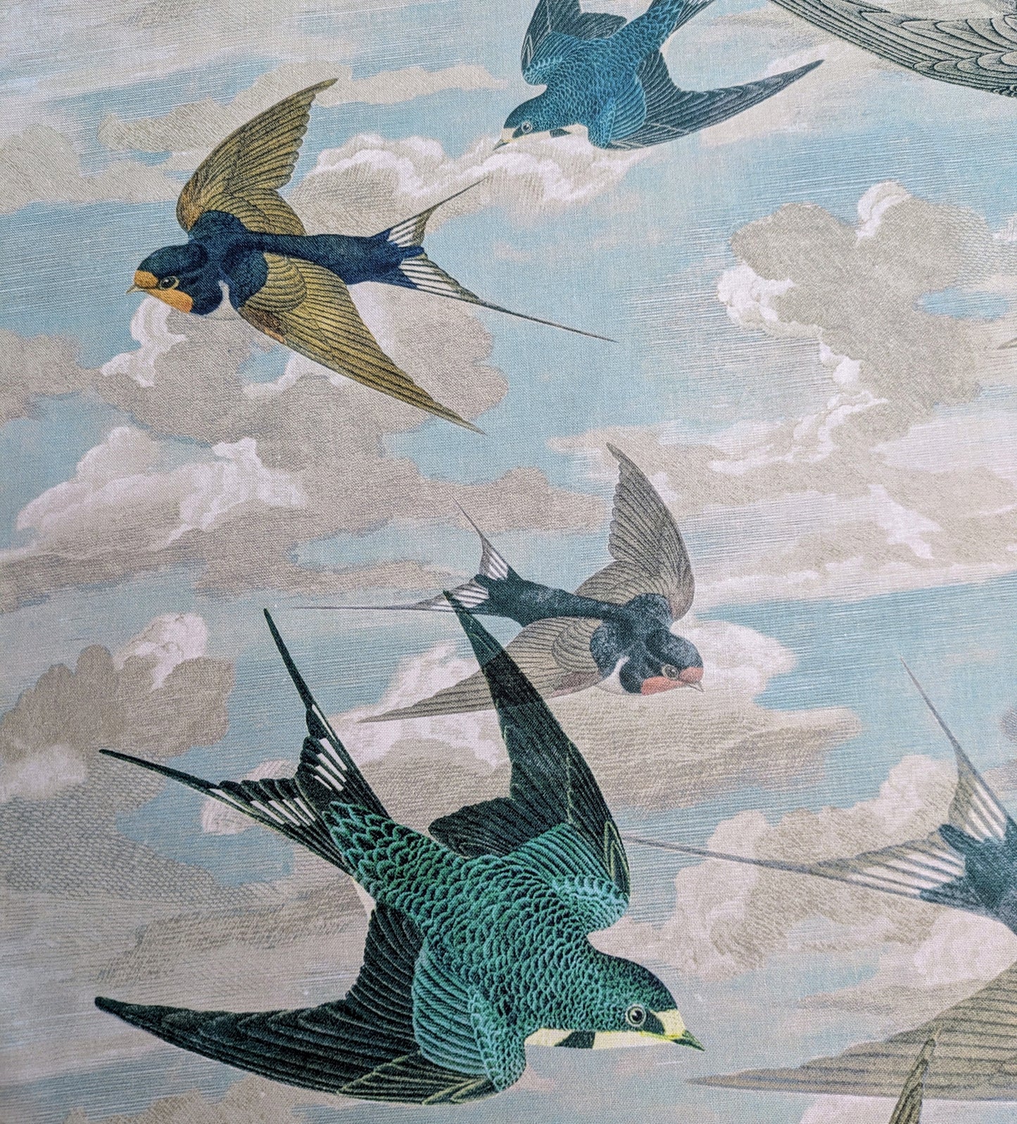 Chimney Swallows by John Derian for Designers Guild - 0.6m Remnant