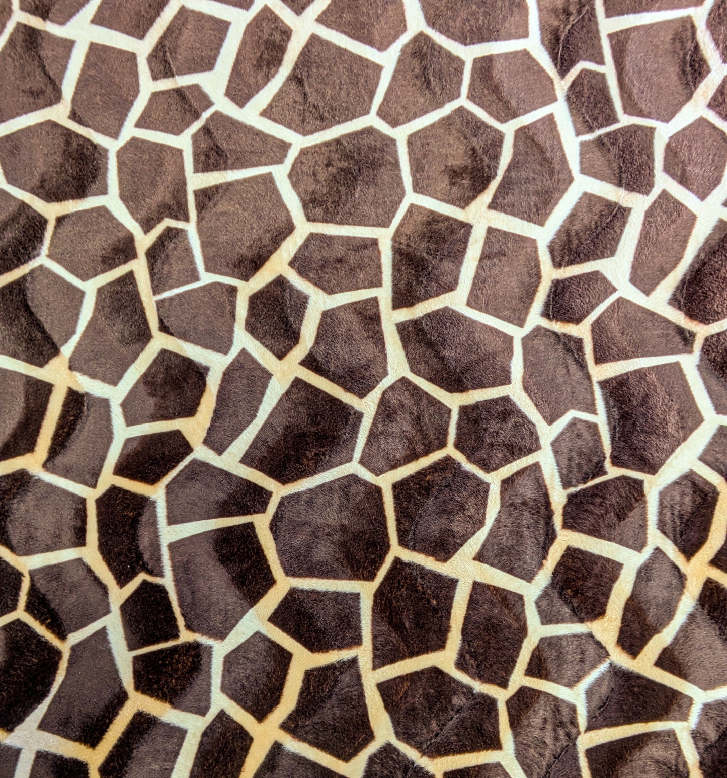 Giraffe Print Faux Fur