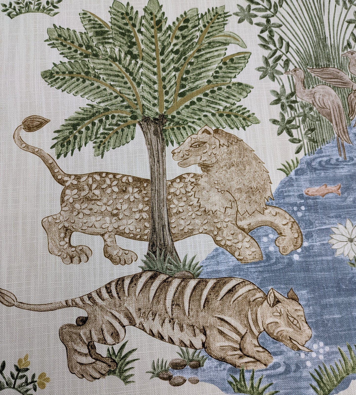 Pamir Garden by Sanderson - Cushion Cover Panels for DIY Cushion Makers