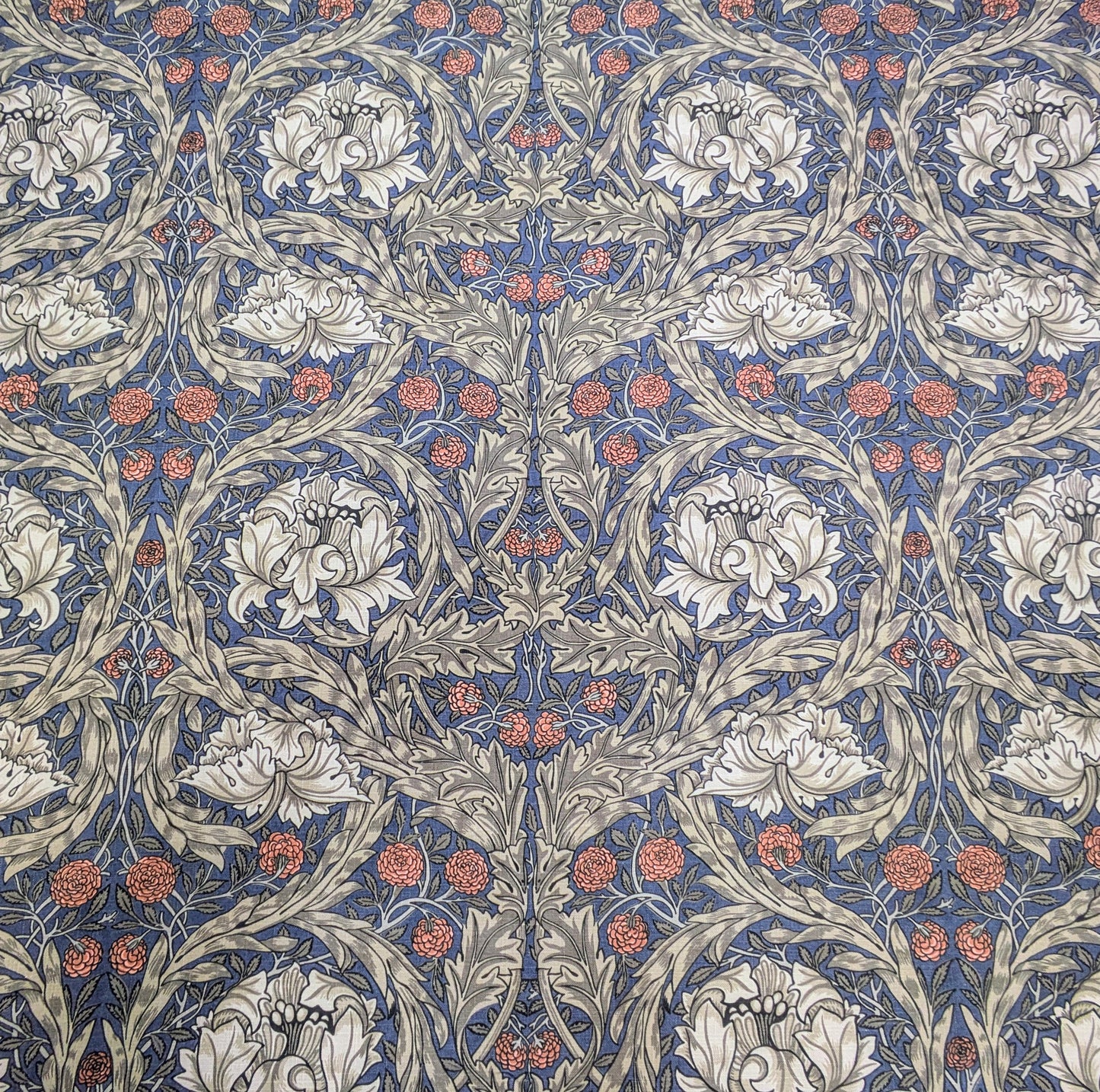 African Marigold by William Morris at Home - Walnut Colourway - 2.65m Remnant